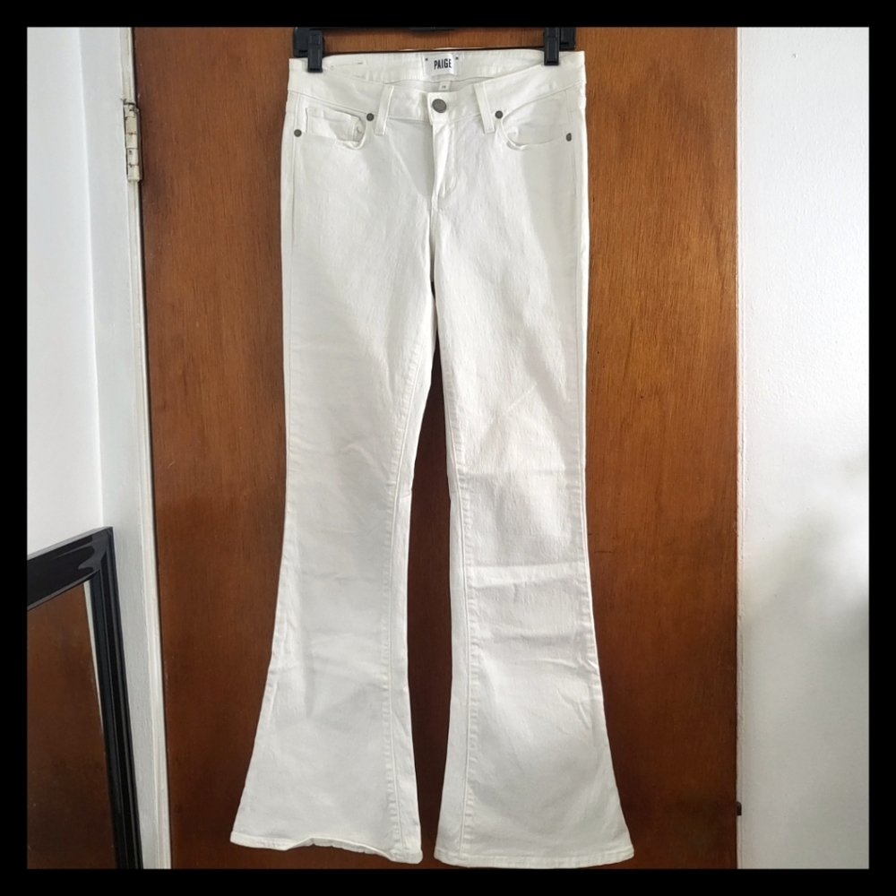 💋 Stunning Sexy AF Paige Lou Lou Petite Flared Stretchy Jeans